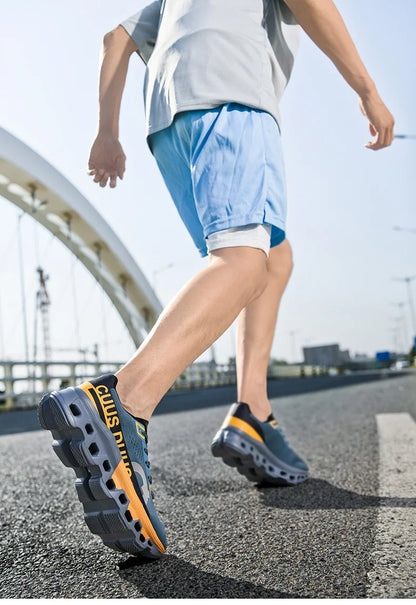 Men's Running Shoes Off-road Shoes Cushioning Jogging Non-Slip Breathable Mesh Luxury shoes Outdoor Couple Trainer Race Sneakers