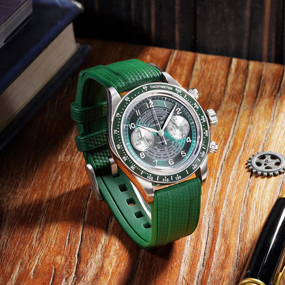 FARASUTE 2026 New Fashion Speed Sports Chronograph Wristwatch For Men 100M Waterproof Japan VK64 Quartz Movement Watch Male