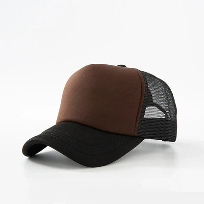 Custom Hat with Logo Printing Polyester Mesh Trucker Hat Adjustable Dad DIY Logo Baseball Cap for Men Women