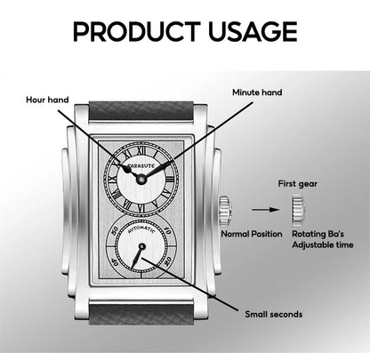 FARASUTE Luxury Fully Automatic Mechanical Men Watch Seagull Sports Sapphire Stainless Steel Doctor Wristwatch reloj hombre ﻿