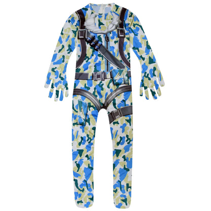 ❤★❤DJ guerrilla warfare Costumes Jumpsuits Kids Clown Cosplay Clothes Halloween Christmas Costume Party Game Cos Fortnites Co★♥★