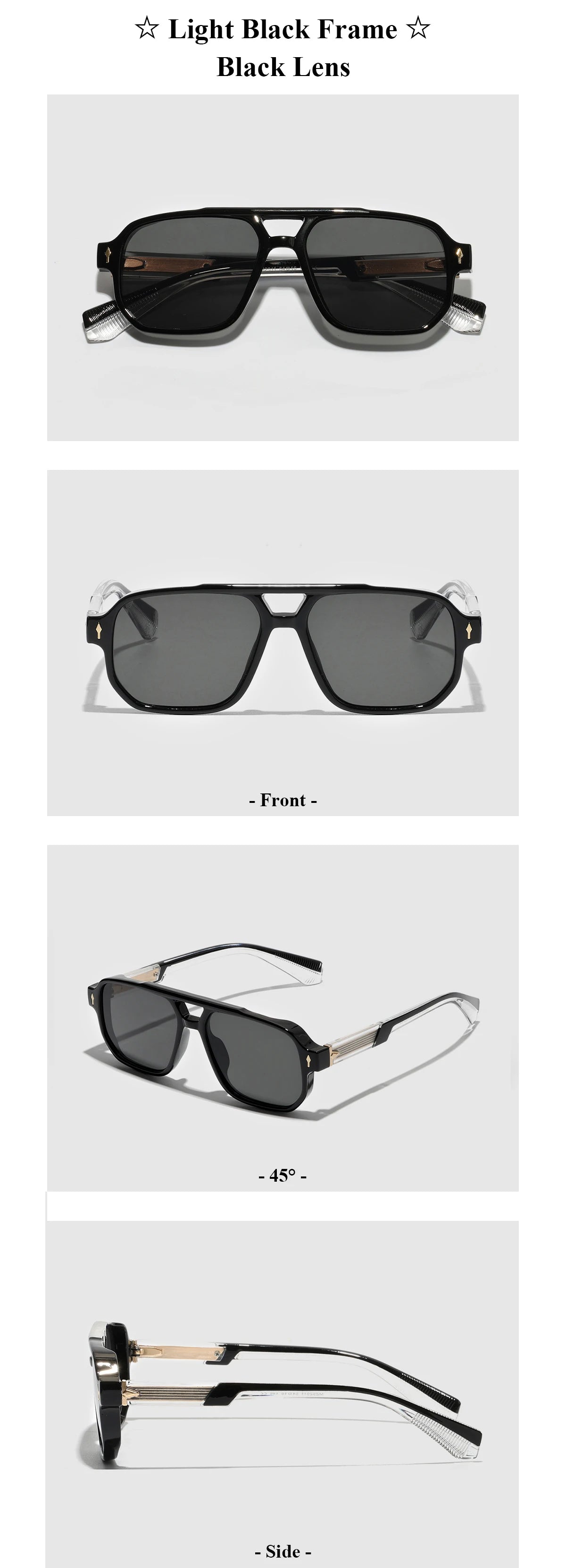 Retro 2026 Transparent Frame Sunglasses for Men and Women luxury brand designer UV400 Protection, Stylish for Driving & Outdoors
