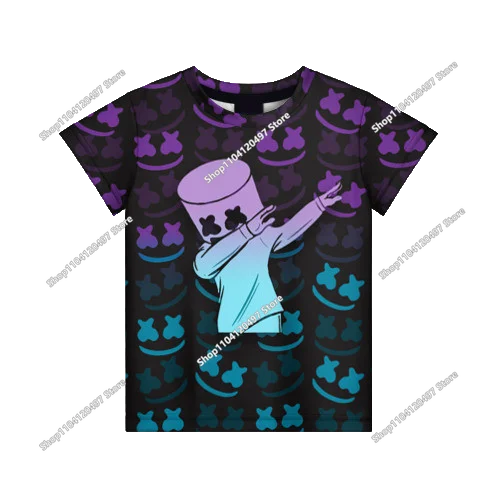 Tricou casual pentru copii Summer Fashion Fortnite Mascot, imprimeu 3D, unisex, pentru băieți și fete, îmbrăcăminte pentru copii, top T-shirt