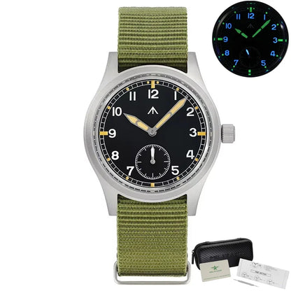 Militado D12 Quartz Watch Men VD78 Movement Domed Sapphire Crystal V2 Clear AR Coating Wristwatch 10Bar Water Resistance Watches