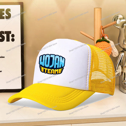 Wojan Teams Mesh Baseball Cap Cute Cartoon Summer Outdoor Sports Sun Hat Fashion Parent-child Activity Breathable Sunbonnet Gift