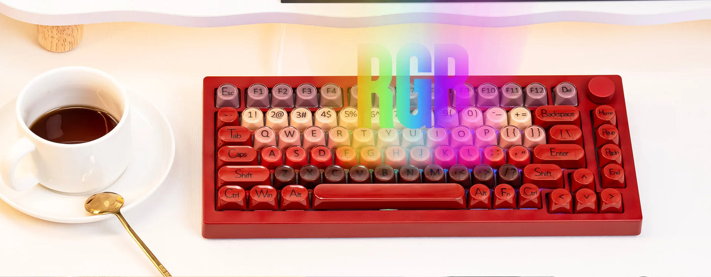 AKKO 5075 X Veekos K75 Gaming Mechanical Keyboard 75% RGB 3/5-Pin Hot Swap Wired Customized Keyboard with Knob Gasket