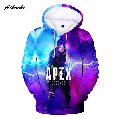 Personality 3D Printed Game Apex Legends Hoodies Sweatshirts Men Women High Quality Hoody Game Long Sleeve Plus Size Hoodies