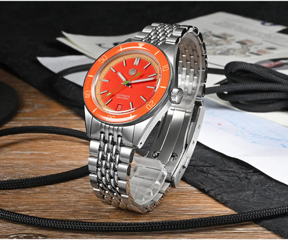 San Martin 39.5mm Summer Dive Watch Fashion Fun Fruit Series Men Sports Watches NH35 Automatic Mechanical 20 ATM SN0116 Reloj