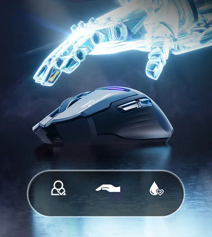 Inphic IN9PRO Wireless Gaming Mouse 26000 DPI Tri-Mode RGB Gaming Mouse, PAW3395 Sensor, Bluetooth 5.0, 2.4G & Wired, 8K Polling Rate Compatible