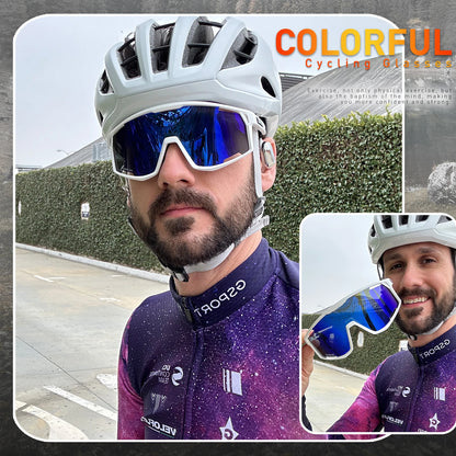 KAPVOE Polarised Cycling Glasses Sports Sunglasses Men Women Outdoor MTB Baseball Lenses UV400 Bicycle Cycling Eyewear Sale
