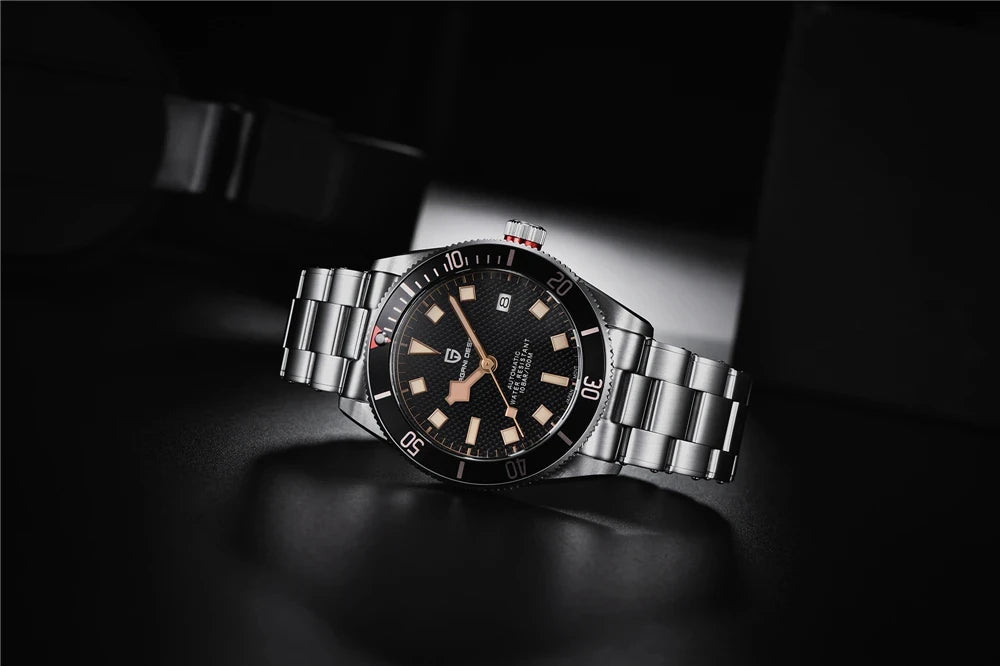 PAGANI DESIGN BB58 Men's Watches Mechanical Watch For Men Luxury Automatic Watch Men NH35 Movt Waterproof Reloj Hombre PD-1671
