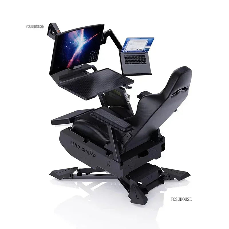 Ergonomic Gaming Chair PC Computer Racing Style Cockpit Lazy Multifunctional Long Sitting Office Home Gamer Furniture 2026
