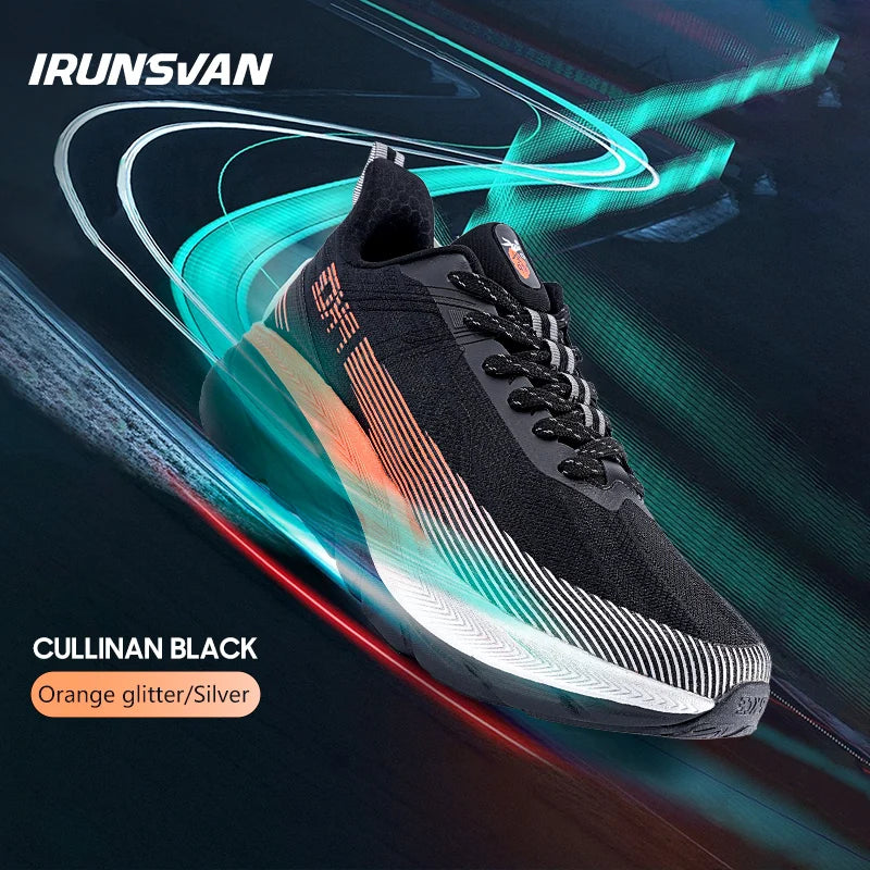 IRUNSVAN 2026 Scarpe da running originali con cuscino d’aria, scarpe sportive traspiranti per fitness, salto ed esercizio, scarpe da camminata da uomo