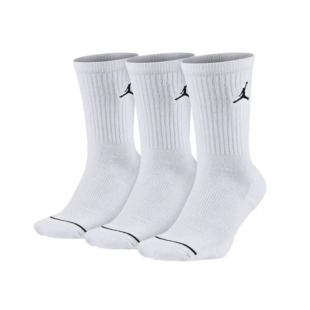 Nike Basketball Socks: AJ Jordan Triple Pack Mid-Calf Socks for Men and Women—Breathable and Moisture-Wicking SX5545-915