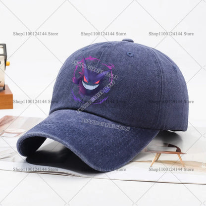 Children Baseball Cap Men Women Anime Figures Pokemoned Sun Hat New Adult Outdoor Sport Sunbonnet Retro Headgear Gift Hot Sales