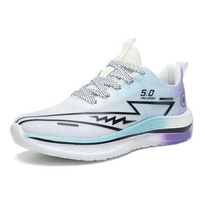 Unisex Lightweight Breathable Running Shoes Sporty Casual Low Top Flat Laced Footwear for Men And Women in Various Colors