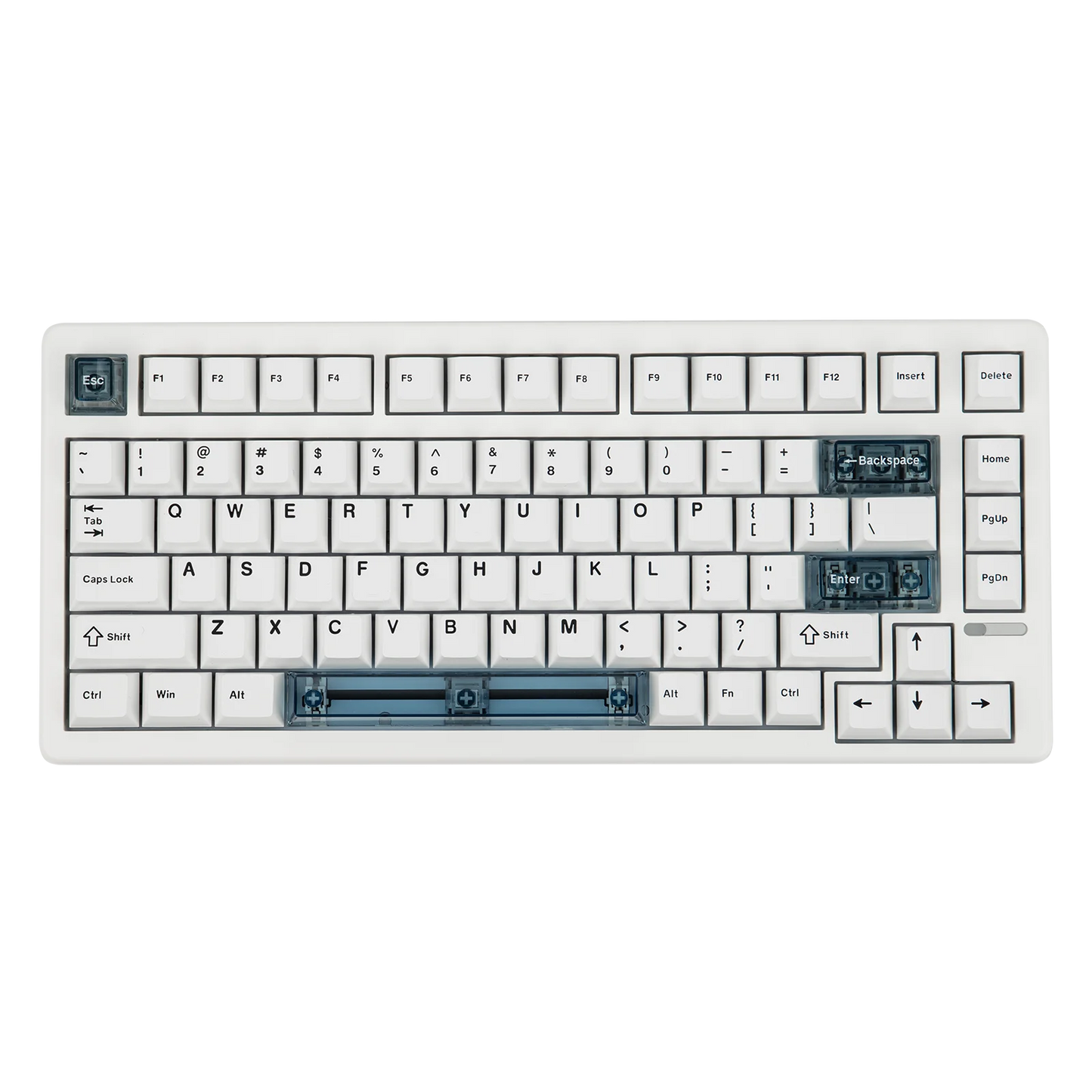 EPOMAKER HE80 75% Layout QWERTY US Tastiera meccanica magnetica cablata Hot-Swap Creamy Gasket con effetto Hall, DKS SOCD per PC/Mac