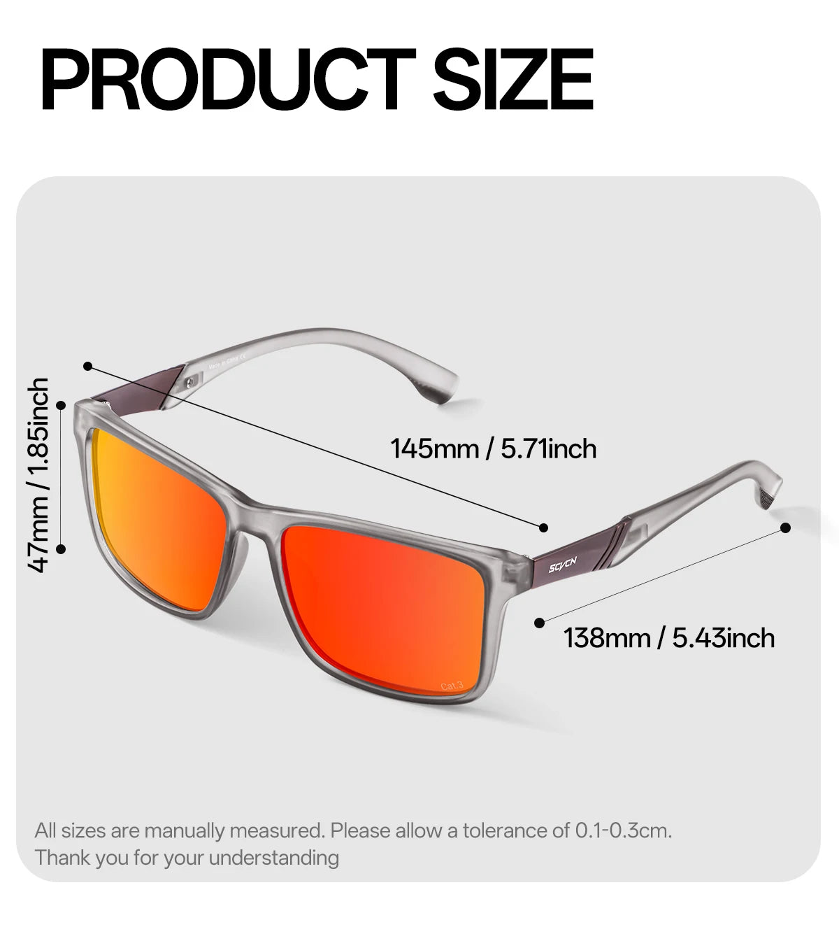 SCVCN New Polarized Water Sports Glasses Women Professional Surfing Boating Fishing Anti-glare Rafting Sailing UV400 Sunglasses