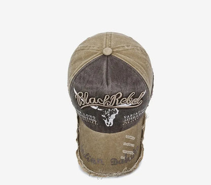 New Cool Fashion Men Washed Cotton Baseball Cap Retro Four Seasons Male Outdoor Sport Cap Hat For Men Accessory