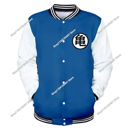 Uniforme de béisbol de estilo urbano de Dragon Ball para hombre, mujer y niños; disfraces de Son Goku para adultos; chaquetas; abrigos de primavera y otoño; cárdigans; sudaderas; regalo