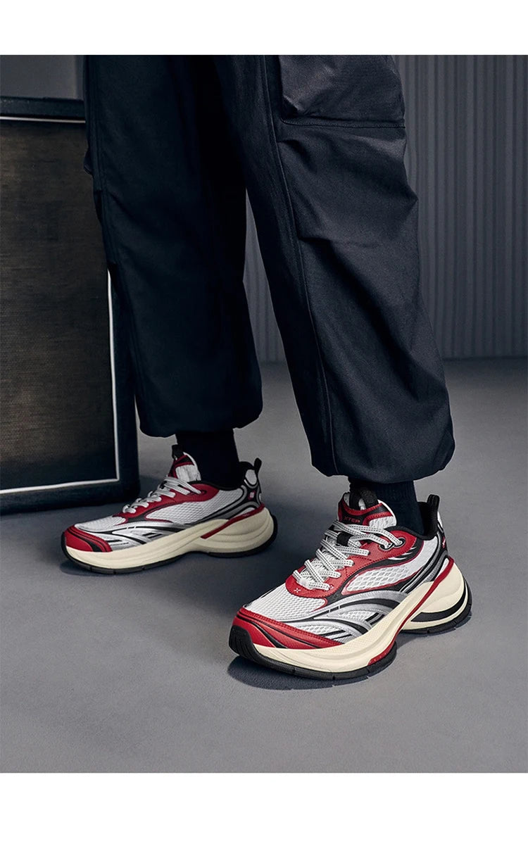 Xtep Basque 3 For Male Sneakers Retro Fashion Breathable  Luxury Height-Increasing Sports Shoes 2026 Spring 874219320001