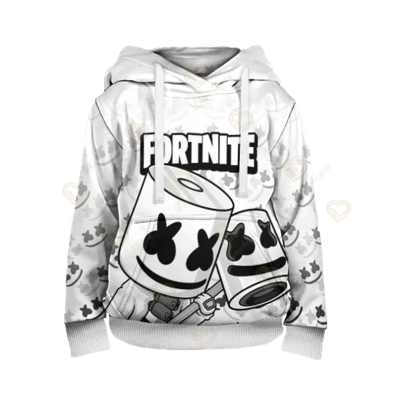 Fortnite Jungen-Cosplay-Hoodie „Cool Heroes“, Cartoon-Sweatshirt, Kinderkleidung für Frühling und Herbst, Baby-Mantel, Kapuzenjacke für Kinder