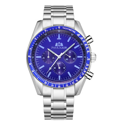 PAULAREIS P Brand Luxury Men Mechanical Watches Calendar Business Watch Mens Sports Waterproof Stainless Steel Automatic Watches