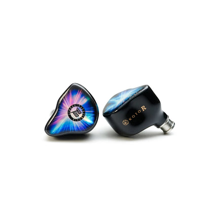 Juzear x KOTO POISE Nebula HiFi IEMs Vocal 1DD+3BA+1 Écouteurs intra-auriculaires hybrides planaires avec câble à fiches 3,5+4,4 mm