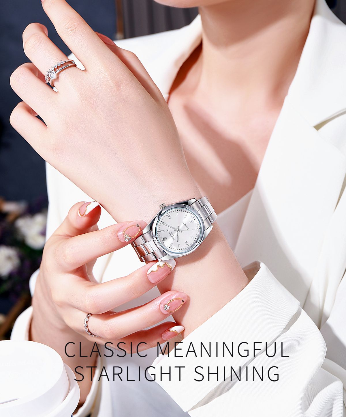 CHRONOS Women's Wrist watch Original Luxury Watches for Ladies Waterproof Stainless Steel Quartz Woman Wristwatch 2023 trend