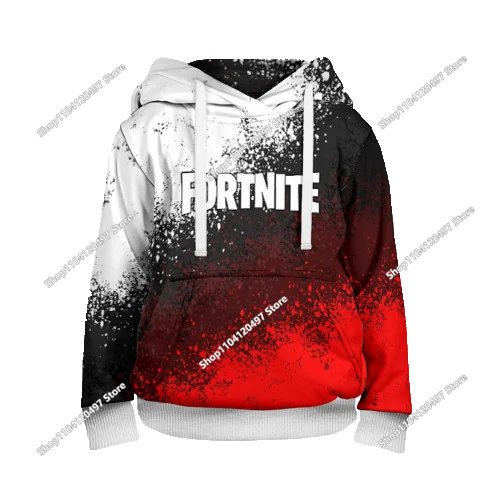2025 New Fortnite 3D Printed Unisex Hoodie Casual Coat Game Peripheral Cosplay Children Clothing Gifts