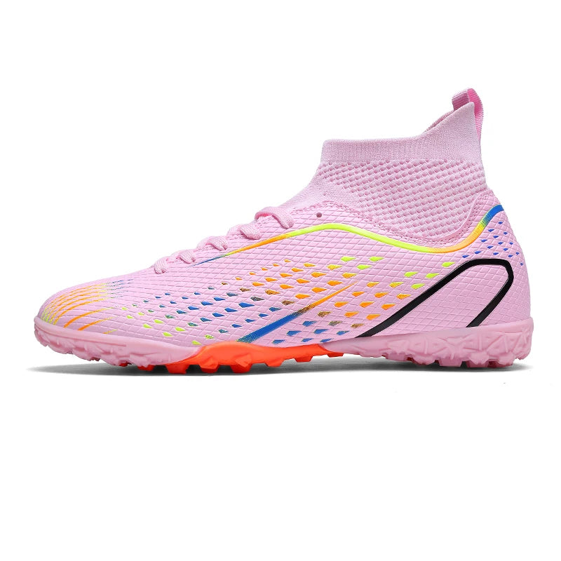 Men Football Boots Professional Turf Futsal Match Grass Unisex Outdoor Training Soccer Shoes Soccer Cleats Non-slip Breathable