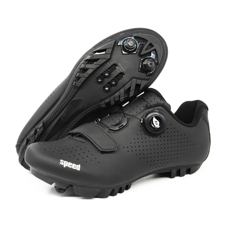 Unisexové MTB topánky Zapatillas Ciclismo MTB – pánske cyklistické bežecké topánky, pánske topánky s hrotmi na horské bicykle, dámske cyklistické topánky