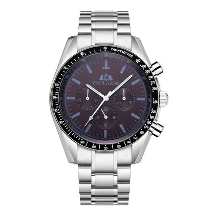 PAULAREIS P Brand Luxury Men Mechanical Watches Calendar Business Watch Mens Sports Waterproof Stainless Steel Automatic Watches