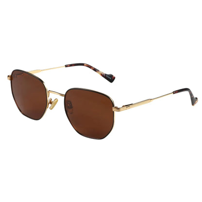 ZENOTTIC Fashion Hexagon Polarized Retro Sunglasses for Men Women-Vintage Metal Frame Design UV Protection Trendy Fashion Shades