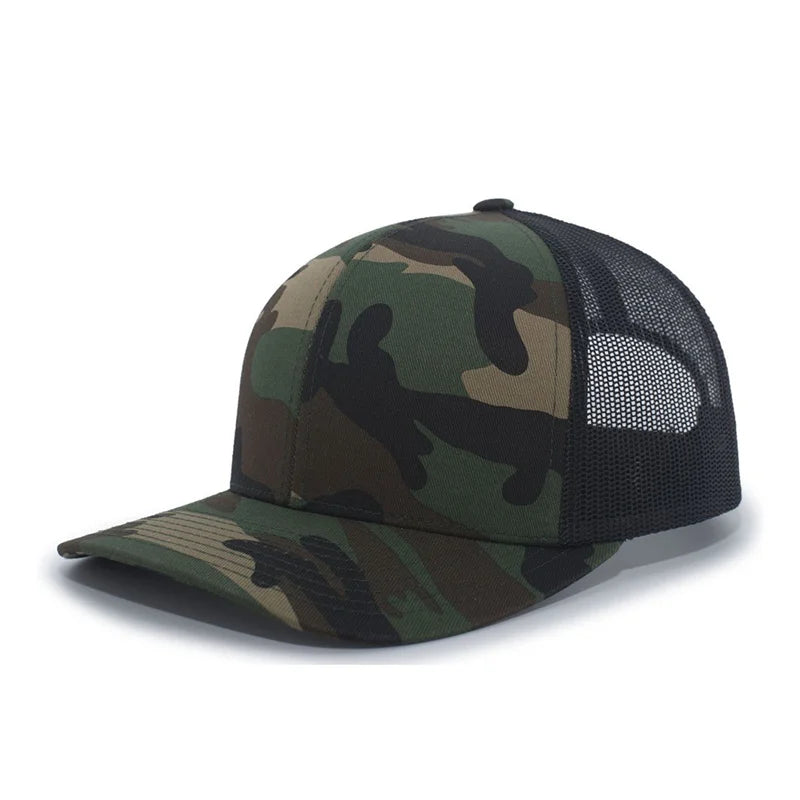 Hot Sale Summer Mesh Baseball Cap Men Women Slight Curved Snapback Trucker Hat Unisex Casual Outdoor Breathable Dad Cap Gorras