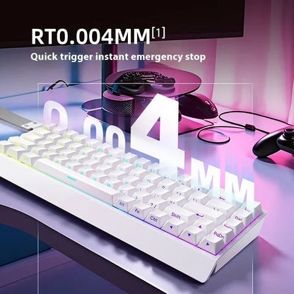 IROK Carotmas Mercury68 Magnetic Switch Mechanical Keyboards 8K 68 Keys RT0.004mm Low Delay Custom Wired Gaming Keyboard PC Gifts