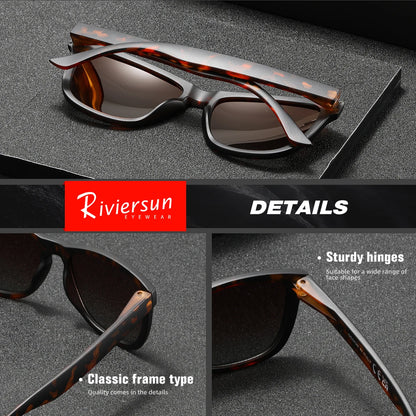 Light Weight Classic Men's Sunglasses Outdoor Driving Fashion Eyewear Women  Polarized UV400 Glasses Unisex