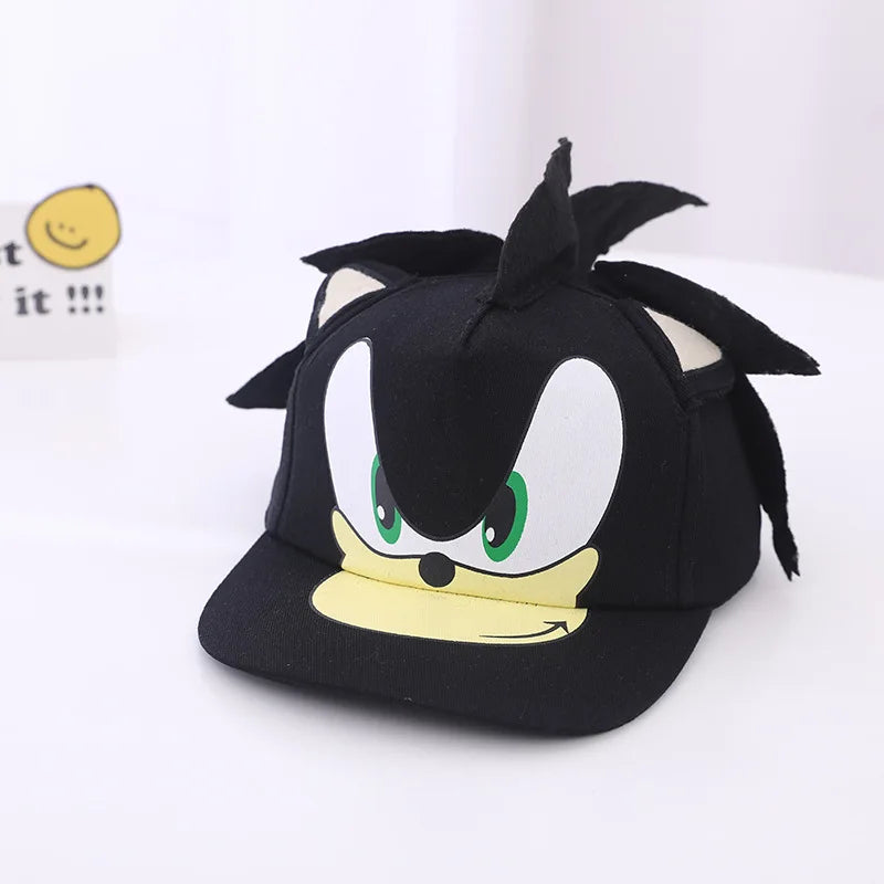 New Sonic The Hedgehog Shadow Sonic Mouse Hat Supertone Mouse High End Embroidery Sun Hat Kids Gifts Baseball Cap Fashion