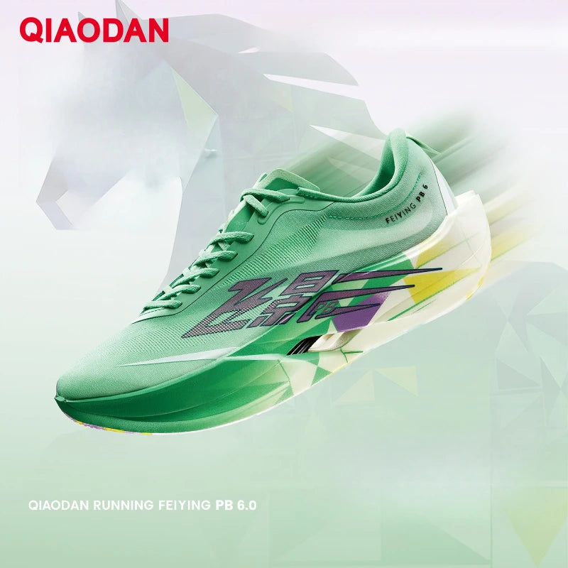QIAODAN Feiying PB6.0 bėgimo bateliai su anglies plokštele vyrams, profesionalūs maratono bėgimo sportiniai bateliai, lengvi sportiniai bateliai QDB023263299