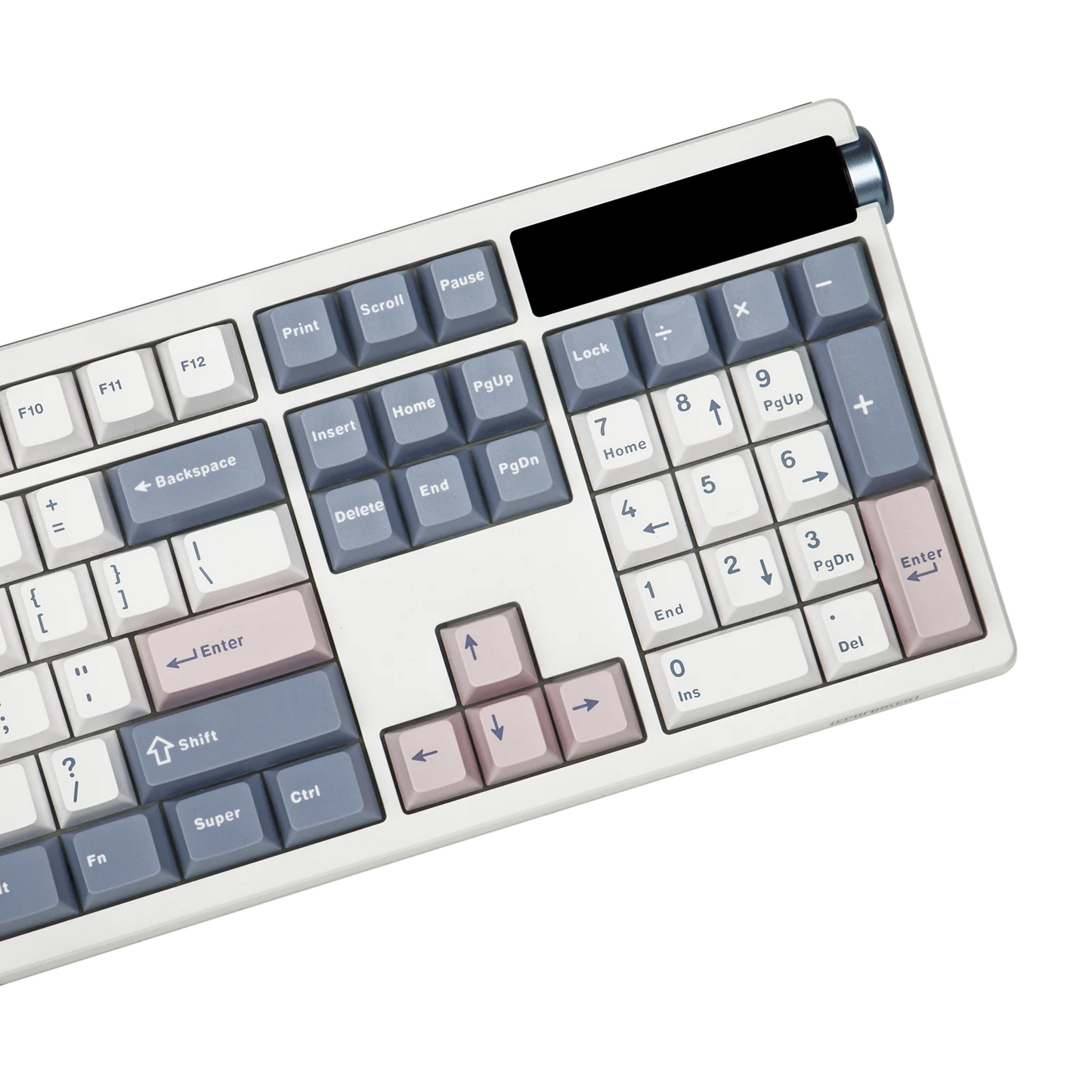 EPOMAKER TH108 PRO 100% Full-Sized Hot-Swap Wired/BT/2.4Ghz Wireless Mechanical Keyboard with Screen & Knob 10000mAh Battery