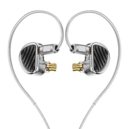 Écouteurs intra-auriculaires TRN Jaws HiFi 3DD 4BA 1Planar avec crochet d'oreille, câble détachable, 3,5 mm, sans micro, pour audiophiles