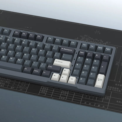 KBDiy 174 Keys/Set PBT GMK Apollo Keycap Double Shot Minimalist ISO Cherry Profile for Game Mechanical Keyboard Keycaps for MX