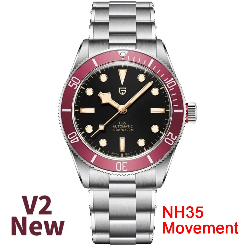 PAGANI DESIGN BB58 Men's Watches Mechanical Watch For Men Luxury Automatic Watch Men NH35 Movt Waterproof Reloj Hombre PD-1671