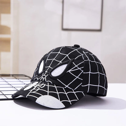 HotToys Spiderman Baseball Cap Boys Grils Hats Superhero Peripheral Cosplay Props Childrens Gift Sunhat Fashion Accessory 3-7y