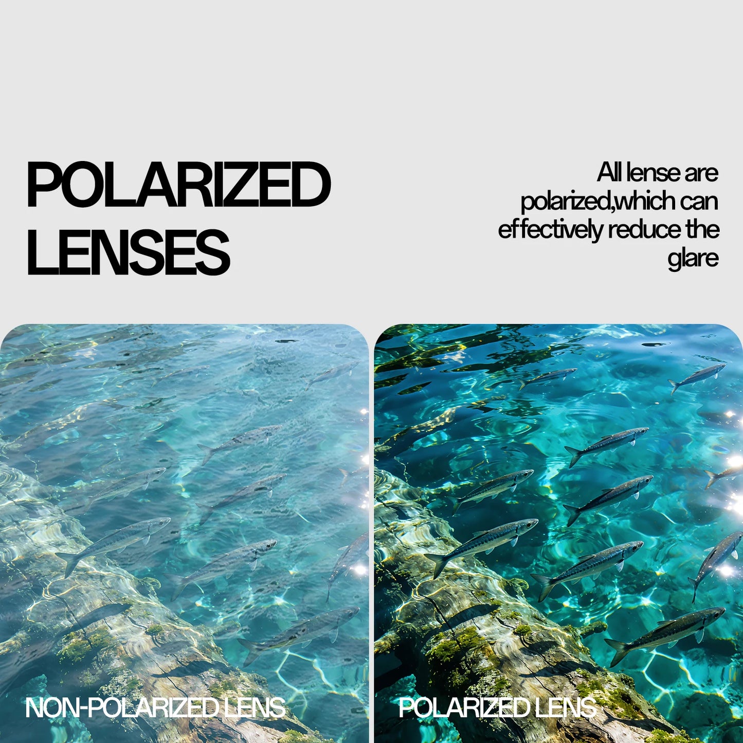 SCVCN New Polarized Water Sports Glasses Women Professional Surfing Boating Fishing Anti-glare Rafting Sailing UV400 Sunglasses