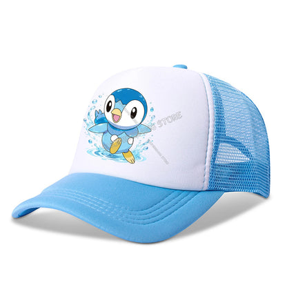 Pokemon Cartoon Baseball Cap for Kids Adult Pikachu Anime Mesh Cap Kawaii Partern Peaked Hat Summer Cap Fashion Accessories Gift