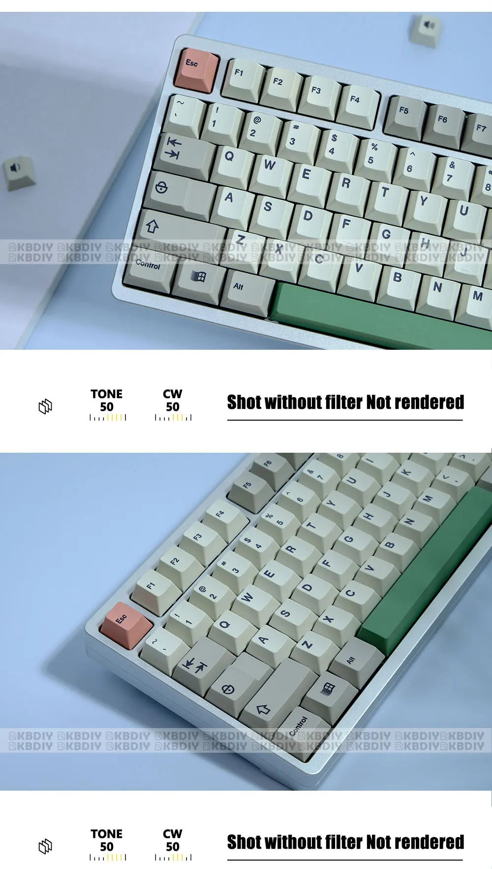 KBDiy GMK 9009 Retro Cherry Profile Keycap 134 Keys/Set For Mechanical Keyboard DIY Custom PBT DYE-SUB 61 60 Bakclit ISO Keycaps