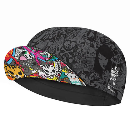 Classic Retro  Black White Blue Red New Polyester Cycling Caps Bike Summer Quick Dry Hats Men and Women