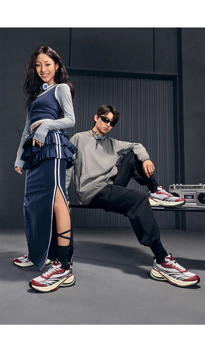 Xtep Basque 3 For Male Sneakers Retro Fashion Breathable  Luxury Height-Increasing Sports Shoes 2026 Spring 874219320001