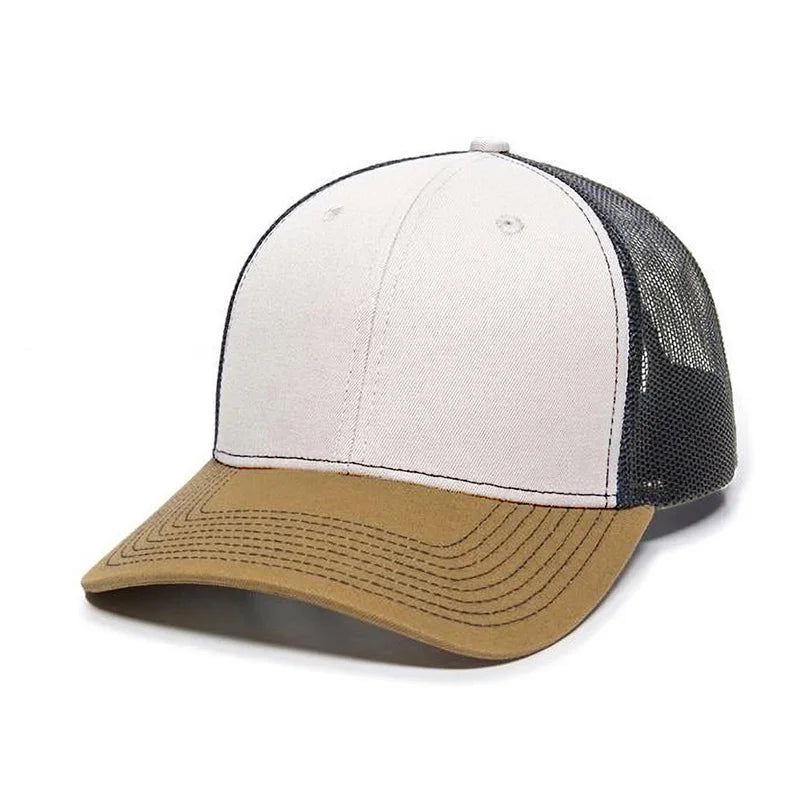 Hot Sale Summer Mesh Baseball Cap Men Women Slight Curved Snapback Trucker Hat Unisex Casual Outdoor Breathable Dad Cap Gorras